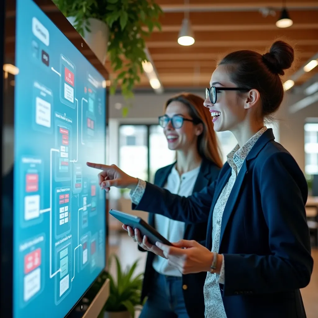 Professional team collaboration